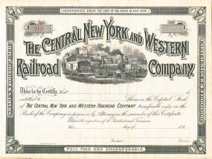 Central New York and Western Railroad Co.